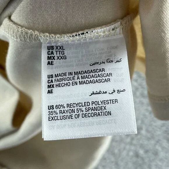 Alfani Mens Stretch Polo Shirt XXL Beige NWT 5815 - Picture 4 of 9